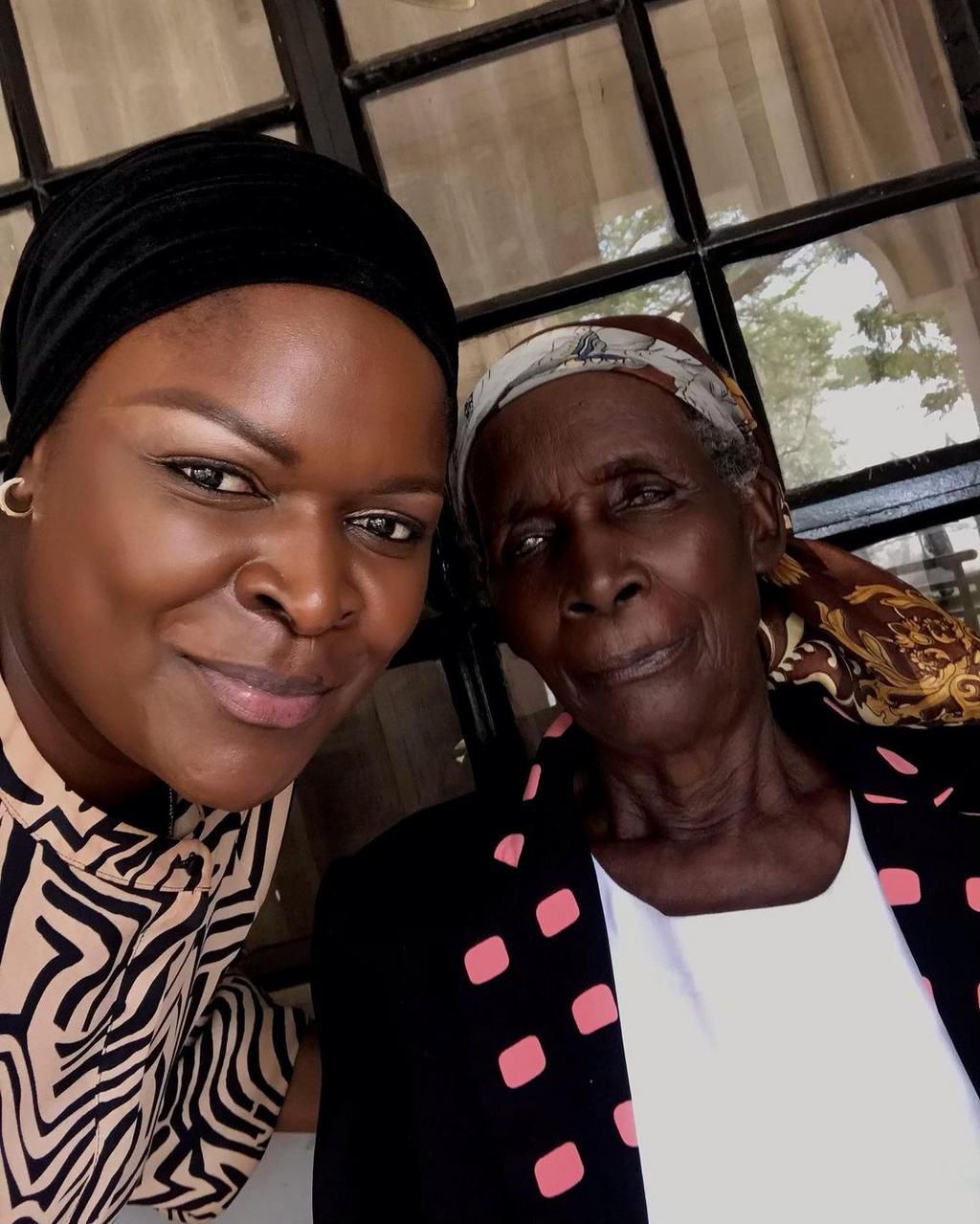 Suzanna Owiyo and her late mother