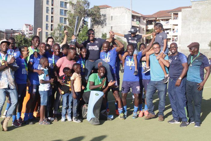 Butali Sugar Warriors celebrate after being awarded the trophy/COURTESY