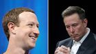 Elon Musk's lawyer sent a cease and desist letter to Mark Zuckerberg over the launch of the rival Twitter app, Threads.Christophe Morin/IP3/Getty Images; Chesnot/Getty Images