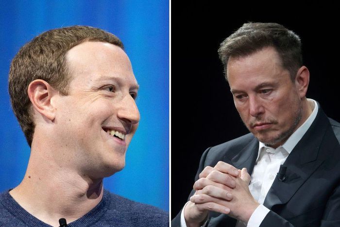 Elon Musk's lawyer sent a cease and desist letter to Mark Zuckerberg over the launch of the rival Twitter app, Threads.Christophe Morin/IP3/Getty Images; Chesnot/Getty Images