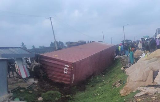 Londiani accident wreckage