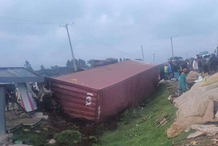 Londiani accident wreckage