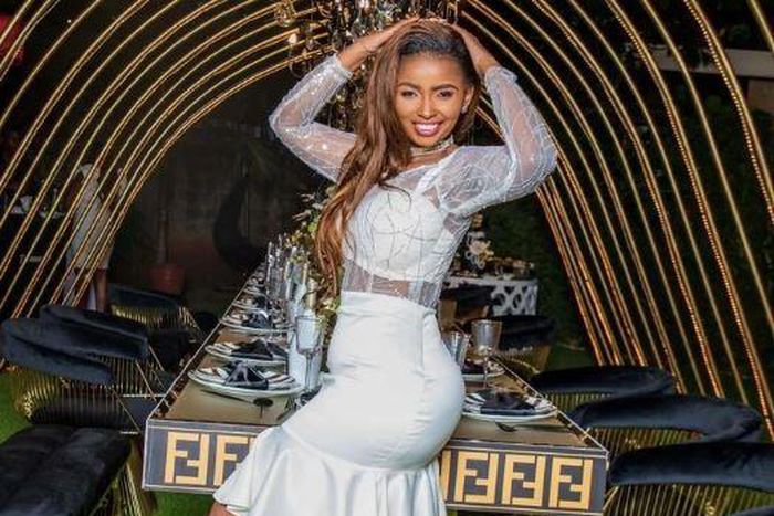 File image of  a photo taken during Anerlisa Muigai’s Birthday party as she turned 34