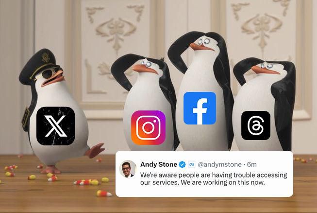Elon Musk responds after Meta services go down
