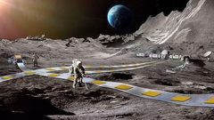 NASA plans to build a levitating robot train & railway on the moon [Courtesy]