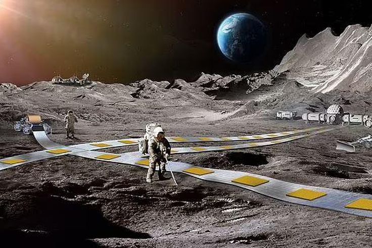 NASA plans to build a levitating robot train & railway on the moon [Courtesy]
