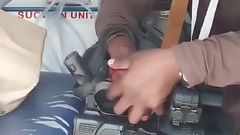 A screenshot image of AFP News Agency journalist Collins Olunga after he was shot and injured during June 25, 2024 protests against the Finance Bill