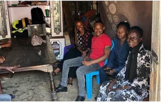 Babu Owino takes wife, mother back to the humble Nyalenda home he grew up in