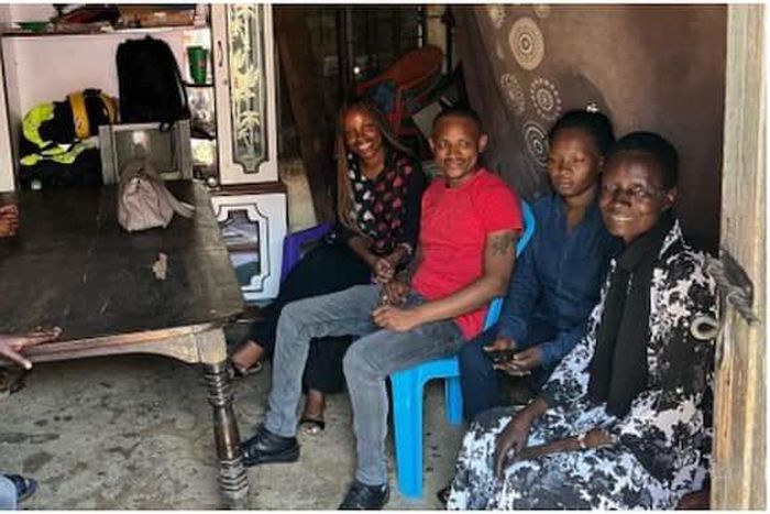 Babu Owino takes wife, mother back to the humble Nyalenda home he grew up in