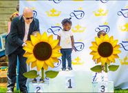 Karen Nyamu's daughter Taraya Wairimu during her school sporting activity