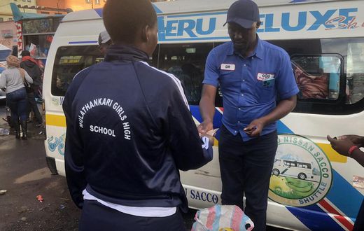 Matatu driver refunds a student their fare following the postponement of school reopening