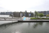 President William Ruto on a visit to GCA's floating headquarters in Netherlands