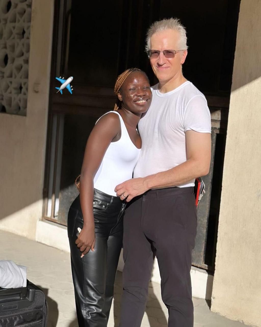 Kenyan TikToker Vanessa & her husband Brad ( Vanny&Brad Instagram )