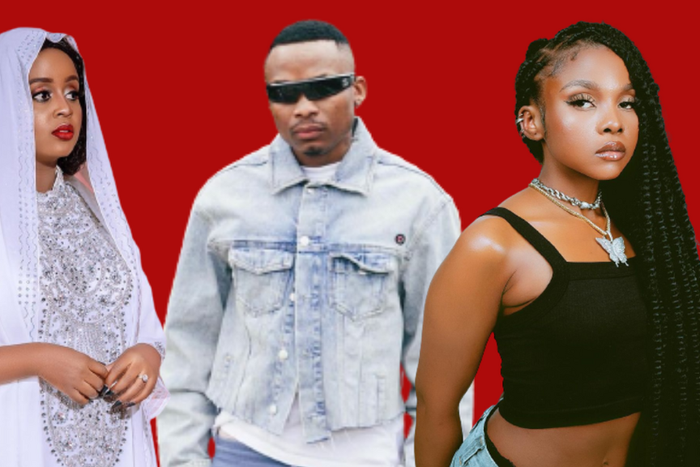 From left: Singers Nadia Mukami, Otile Brown & Zuchu