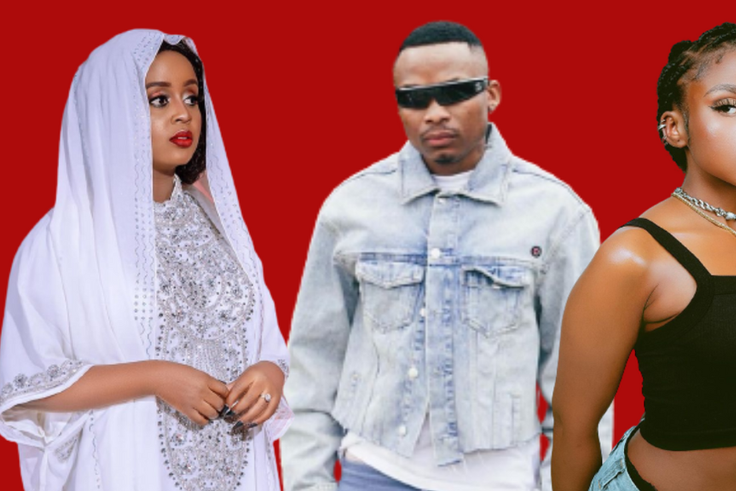 From left: Singers Nadia Mukami, Otile Brown & Zuchu