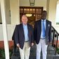 Azimio leader Raila Odinga with Senator Chris Coons on Sunday, August 13, 2023