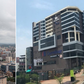 A photo collage of the Global Trade Centre in Nairobi and Two Rivers Mall in Ruaka