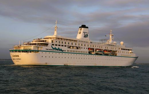 Cruise vessel World Odyssey makes her third visit to the port of Mombasa