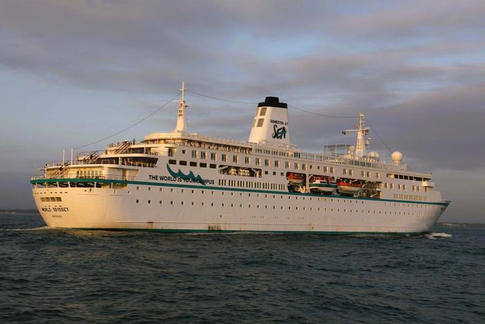 Cruise vessel World Odyssey makes her third visit to the port of Mombasa