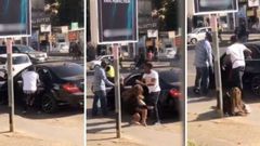 Social media erupts as woman is thrown out of Mercedes Benz in Nairobi street