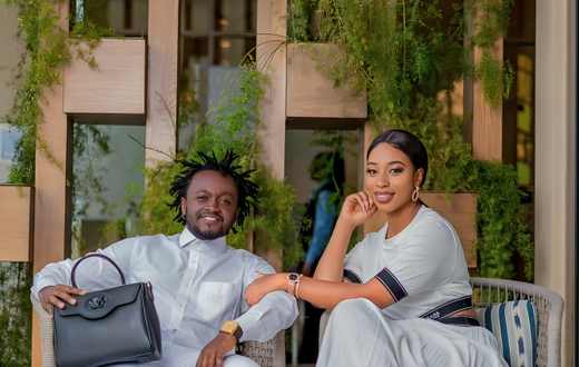 Singer Bahati and his wife Diana Marua