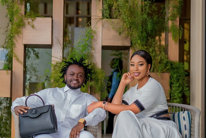 Singer Bahati and his wife Diana Marua
