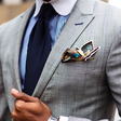 An elegant pocket square
