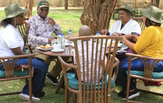 Ruto’s mother, Mama Sarah Cheruiyot bonds with family during tour of Nairobi National Park