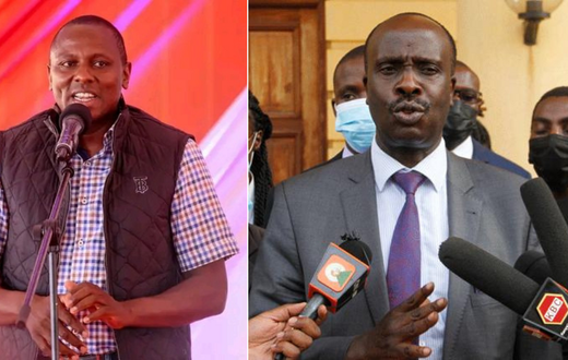 Danstan Omari and Kimani Ichung'wah