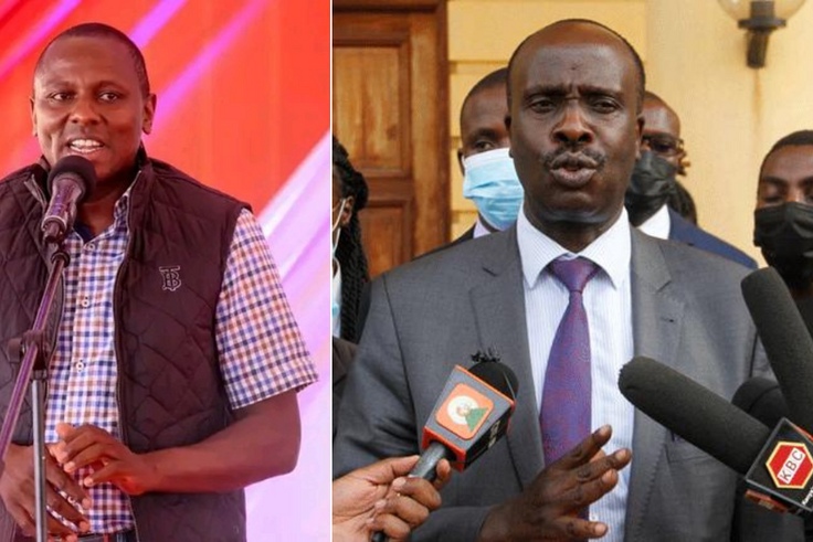 Danstan Omari and Kimani Ichung'wah