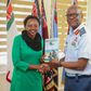 File image of Charlene Ruto with departed Chief of Defence Forces (CDF) General Francis Ogolla
