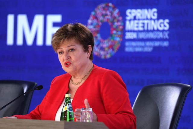 IMF Managing Director Kristalina Georgieva.Alex Wong via Getty Images