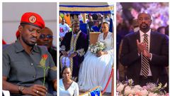 Bobi Wine says he was disinvited from the Busoga Roya Wedding because Gen Muhoozi was attending
