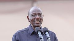 President William Ruto speaking during a past function in on August 26, 2023