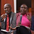 Former Kenya Editors Guild chairperson Linus Kaikai, KPJA chair Duncan Khaemba, Daily Nation Executive Editor Pamella Sittoni and KUJ Secretary-General Eric Oduor | Photos: Muturi Kanini