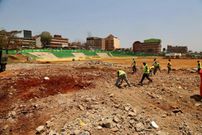 The renovation of Moi Stadium in Embu County for the upcoming Madaraka Day celebrations