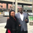 Peter Manjau Mwai with his wife Dr Grace Manjau