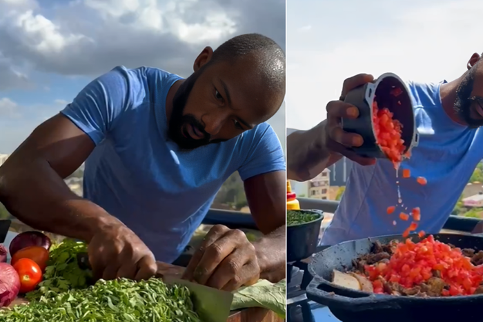 Chef Dennis Ombachi in action