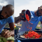 Chef Dennis Ombachi in action