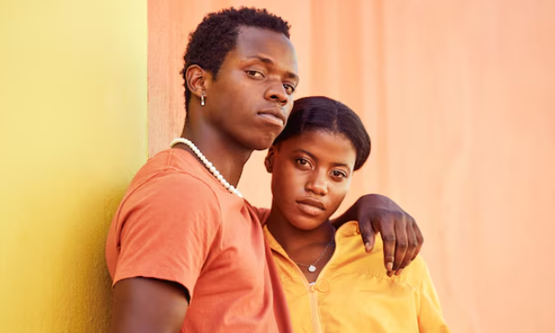 A young couple together