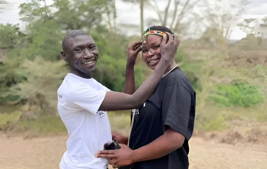 Stivo Simple Boy with his lover Grace Atieno