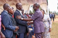 President William Ruto reunites with teachers & former schoolmates at Kamagut Primary School