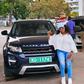 Nadia Mukami with her new Range Rover