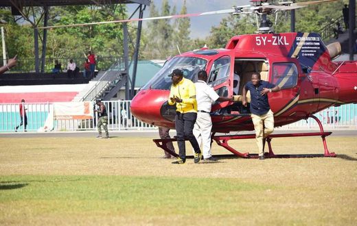 Nairobi Governor Sakaja lands in Kisumu for the Kenya Inter-County Sports and Cultural Association (KICOSCA) Games