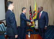 President William Ruto met with the Chinese Ambassador to Kenya, Dr. Zhou Pingjian, at State House in Nairobi on December 20, 2022