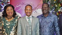 Ida Odinga, Babu Owino, and Raila Odinga