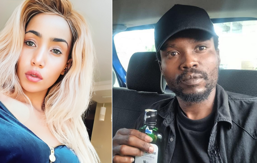 A collage photo of Starlet Wahu and John Matara