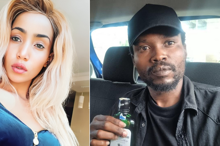 A collage photo of Starlet Wahu and John Matara