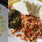 Ugali and eggs