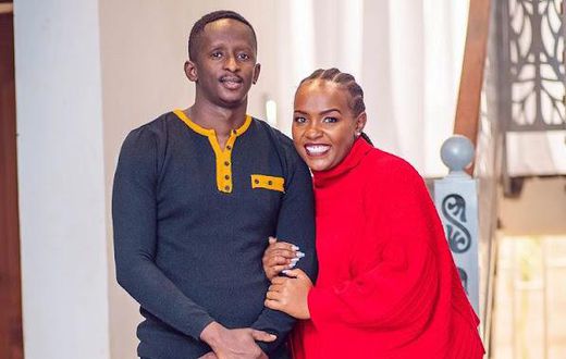 Njugush and his wife Celestine Ndinda 'Wakavinye'